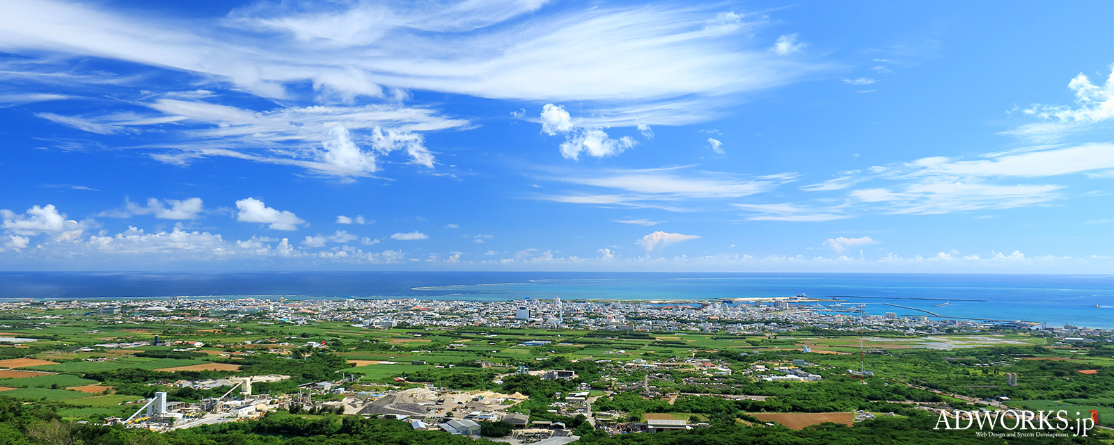 石垣市展望台から